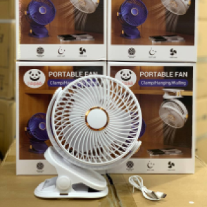 Fan Rechargeable hanging panda - កង្ហាសាកភ្លើង ចាប់រទះ panda