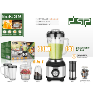 Blender 6in1 600W 1.8L DSP-KJ-2195 - ម៉ាស៊ីនក្រឡុក 6in1 600W 1.8L DSP-KJ-2195