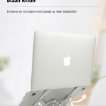 Laptop Stand XO C49 foldable - ជើងទ្រ កុំព្យូទ័រយួរដៃ អ៊ិចអូ C49