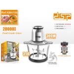 DSP meat grinder KM-4100 2 3.0L glass - ម៉ាស៊ីនកិនសាច់ ក្រឡកញ្ចក់KM-4100 2 3.0L