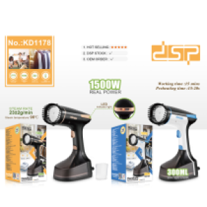Handheld Garment Steamer KD-1178 - ឆ្នាំងអ៊ុតចំហាតទឹក 1500W DSP KD-1178