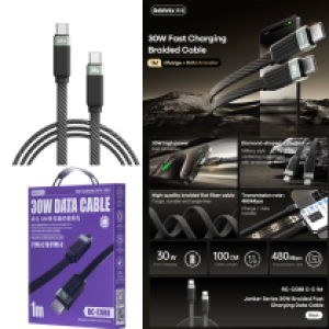 Cable Charger REMAX RC-C088 30W TypeC to TypeC - ខ្សែសាក REMAX RC-C088 30W ក្បាល Type-C to Type-C