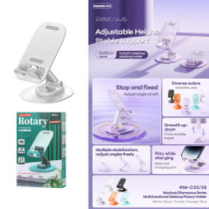 Holder Desk Tablet Pad/Mobile REMAX RM-C32 - ជើងទ្រអាយផែត លើតុ REMAX RM-C32