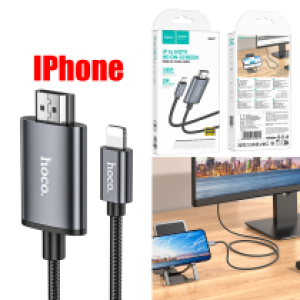 Screen Mirror iPhone Lightning to HDMI HD hoco UA27 - ខ្សែបញ្ចូនរូបភាព ពីទូរសព្ទ័ទៅទូរទស្សន៍ Lightning hoco UA27