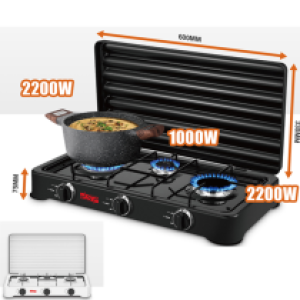 Gas stove DSP KD5077 - ចង្ក្រានហ្គាសប្រើធុង ក្បាល3 DSP KD5077