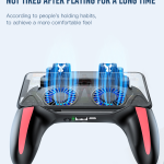GamePad XO-H10 dual fan charging - ដៃហ្គេម អ៊ិចអូមានកង្ហារពីរ និងថ្មជំនួយ