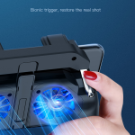 GamePad XO-H10 dual fan charging - ដៃហ្គេម អ៊ិចអូមានកង្ហារពីរ និងថ្មជំនួយ