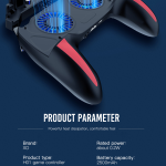 GamePad XO-H10 dual fan charging - ដៃហ្គេម អ៊ិចអូមានកង្ហារពីរ និងថ្មជំនួយ