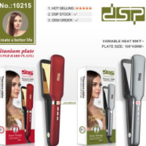 Hair straightener DSP model: 10215 - ម៉ាស៊ីនកៀបសក់ DSP model: 10215