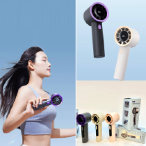 Fan Mini chargeable Handheld R1 - កូនកង្ហារសាកថ្ម កាន់ដៃ R1