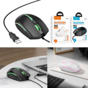 Mouse Wired hoco GM37 Wonderful gaming - ម៉ៅខ្សែរ hoco GM37 Wonderful gaming