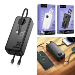 Power Bank hoco J132B 30000mAh(PD/QC/FCP/AFC) - ថ្មជំនួយ hoco J132B (PD/QC/FCP/AFC) 30000មីលីអំពែ