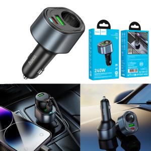Power Car Charger cigarette Z56 Friend PD35W+QC3.0 - ឆ្នាំងសាកក្នុងឡាន រុន 1 និង រុនសាកថ្ម 2 hoco Z56 PD35W+QC3.0