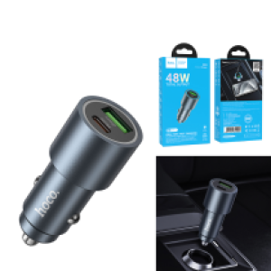 Power Car Charger hoco Z60 48W PD20W+QC3.0 - ឆ្នាំសាកក្នុឡាន ហូកូ Z60 48W PD20W+QC3.0