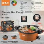 Electric hot pot RAF R.542M 6.0L - ឆ្នាំងស៊ុបអគ្គិសនីចំណុះ RAF R.5428M 6.0L
