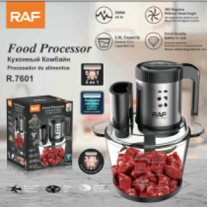 Food processor RAF R.7601 5in1 3L - ម៉ាស៊ីនកិនសាច់ ធ្វើបានច្រើនមុខ​​ RAF R.7601 3L