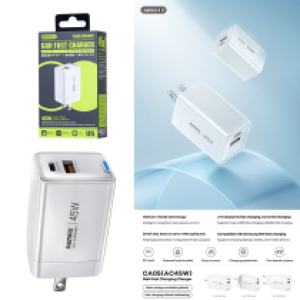 Power Charger Remax CA05 PD/QC 45W - ឆ្នាំងសាក ខ្វីកឆាច Remax CA05 PD/QC 45W