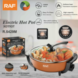Electric hot pot RAF R.5429M 8.0L - ឆ្នាំងស៊ុបអគ្គិសនីចំណុះ RAF 5429M 8.0L
