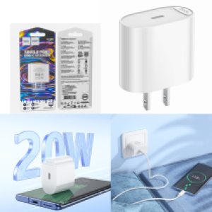 Power Charger Hoco C109 PD20W Single Port - ឆ្នាំងសាក ខ្វីកឆាច ហូកូ C109 PD20W រុន 1
