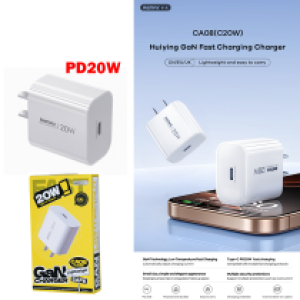 Power Charger Remax CA08 PD/QC 20W - ឆ្នាំងសាក ខ្វីកឆាច Remax CA08 PD/QC 20W