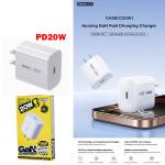 Power Charger Remax CA08 PD/QC 20W - ឆ្នាំងសាក ខ្វីកឆាច Remax CA08 PD/QC 20W