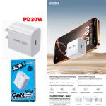 Power Charger Remax CA09 PD/QC 30W - ឆ្នាំងសាក ខ្វីកឆាច Remax CA09 PD/QC 30W
