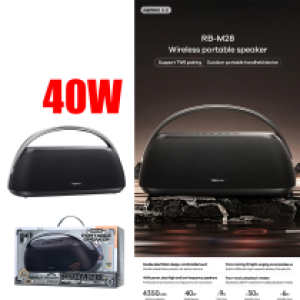 Speaker Bluetooth REMAX RB-M28 40W 4350mAh - បាស់ប្ល៊ូធូសប្រើថ្ម REMAX RB-M28 40W 4350mAh