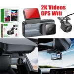 Camera Car GPS hoco DV12 2K 2Camera - កាមេរ៉ាឡាន GPS hoco DV12 2K កាមេរ៉ា 2