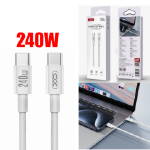 Cable Charger XO NB-Q298(TYPE-C to TYPE-C 240W) - ខ្សែសាក XO NB-Q298 240 វ៉ាត់ (TYPE-C to TYPE-C 240W)