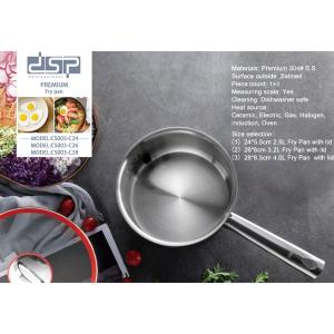 Fry Pan stainless steel​ DSP CS003-C28 - ខ្ទះអ៊ីណុក 304 DSP CS003-C28