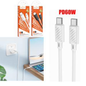Cable Charger hoco X88 PD 60W TypeC to TypeC - ខ្សែសាក ហូកូ X88 ក្បាល PD 60W Type-C to Type-C