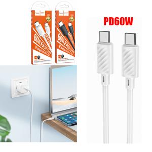 Cable Charger hoco X88 PD 60W TypeC to TypeC - ខ្សែសាក ហូកូ X88 ក្បាល PD 60W Type-C to Type-C