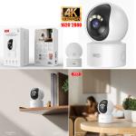 Camera Desk Wifi 360° 4M XO CR13 4K(2880*1620) - កាមេរ៉ាសុវត្ថិភាព Wifi 360 XO CR13 4K(2880*1620)
