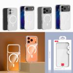 Case Clear TPU magnetic XO K13B iPhone 16 Pro Max - ស្រោមជ័រថ្លា មេដែកឆក់ XO K13B iPhone 16 Pro Max