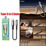 Converter Type-C to AUX 3.5mm Female REMAX CB08(C-3.5F) - ឌុយបំលែង TypeC ទៅ ឌុយកាស 3.5មម ញី REMAX CB08(C-3.5F)
