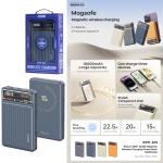 Power Bank wireless magnetic PD+QC Remax RPP-615 10000mAh - ថ្មជំនួយ សាកលឿនឥតខ្សែ ម៉ាញេទិក Remax RPP-615 10000មីលីអំពែ