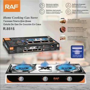 Gas stove big stainlesss steel RAF R.8515 - ចង្ក្រានហ្គាសប្រើធុង ក្បាល2អ៊ីណុក ​RAF R.8515