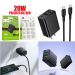 Power Charger Hoco CS94 PD20W+QC3.0 2in1 Set TypeC - ឆ្នាំងសាក ខ្វីកឆាច ហូកូ CS94(PD20W+QC3.0) 2in1 ឈុត Type-C
