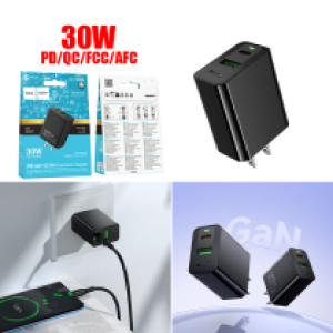 Power Charger Hoco CS95 PD30W+QC3.0 2in1 Adaptor Only - ឆ្នាំងសាក ខ្វីកឆាច ហូកូ CS95 PD30W+QC3.0 2in1 ដុំសាក