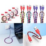 Cable Charger Hoco X116 TypeC - ខ្សែសាកស្រោបក្រណាត់ ហូកូ​ X116 Type-C