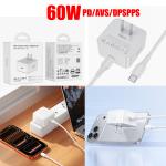 Power Charger hoco C161 PD40W Set (TypeC to TypeC) - ឆ្នាំងសាក ខ្វីកឆាច hoco C161 PD40W ឈុត (Type-C to Type-C)