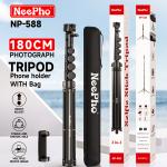 Holder Stand Tripod NeePho NP-588 1.8m - ជើងត្រៃផត NeePho NP-588 កំពស់1.8ម