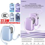 Power Bank Remax FP-38/MH136(PD/QC)22.5W 3C 10000mAh - ថ្មជំនួយ Remax FP-38/MH136(PD/QC)22.5W CCC 10000មីលីអំពែ