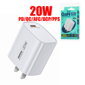 Power Charger Remax RP-U187 PD20W - ឆ្នាំងសាក ខ្វីកឆាច Remax RP-U187 PD20W