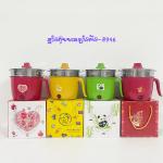 Electric hot pot with steamer 8946 - ឆ្នាំងស៊ុបអគ្គិសនី 18cm បាតខ្មៅ 8946