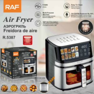 Air fryer 8.0L 1700W RAF R.5387 - ម៉ាស៊ីនបំពងស្ងួត 8.0L 1700W RAF R.5387