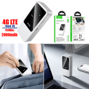 Router Modem 4G LTE hoco HI42 2000mAh - ឧបករណ៍ wifi ចល័ត hoco HI42 2000mAh