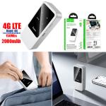 Router Modem 4G LTE hoco HI42 2000mAh - ឧបករណ៍ wifi ចល័ត hoco HI42 2000mAh
