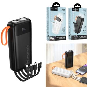 Power Bank hoco J151A 20000mAh Set (Micro/iPhone/TypeC) - ថ្មជំនួយ hoco J151A ឈុត(Micro/iPhone/TypeC) 20000មីលីអំពែ
