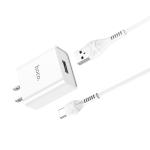 Power Charger Hoco C81 TypeC - ឆ្នាំងសាក​ ហូកូ C81 មានខ្សែ Type C